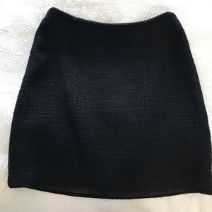Wool navy skirt